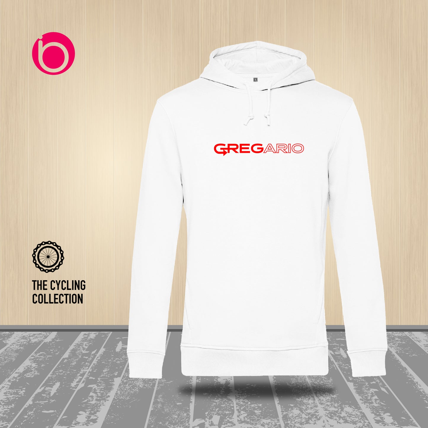 Felpa Cappuccio GREGARIO White