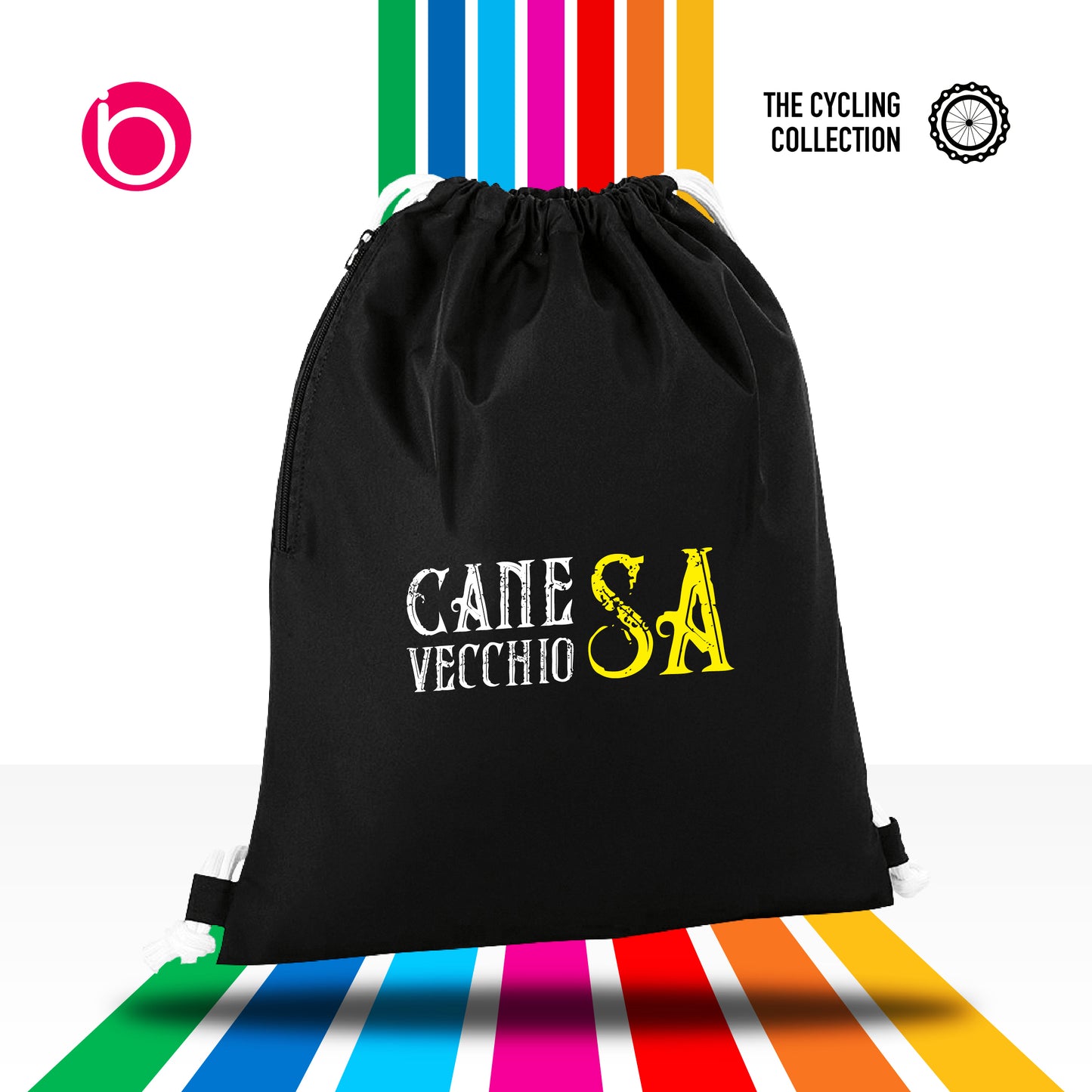 Gymsac CANE VECCHIO SA Black/White