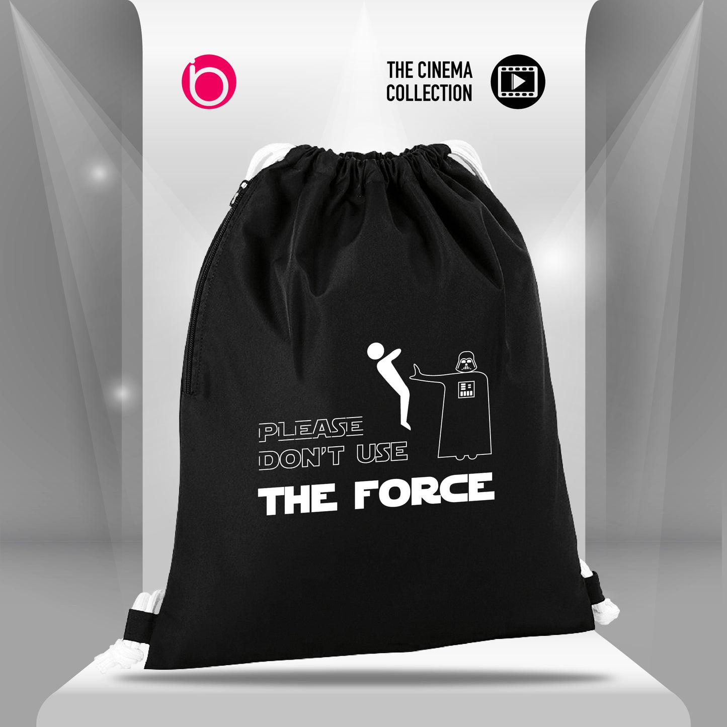 Gymsac STAR WARS - THE FORCE Black/White