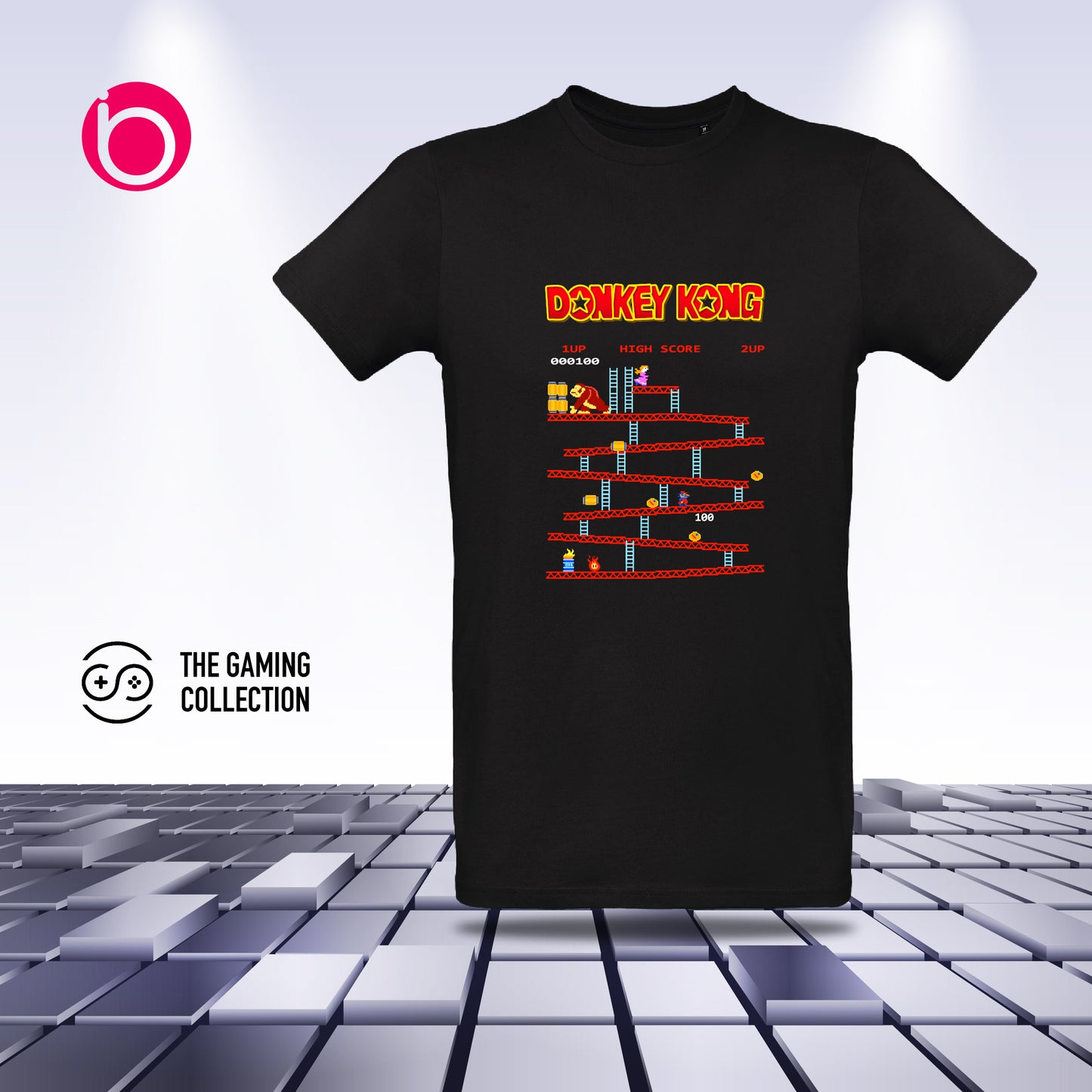 T-Shirt DONKEY KONG Black