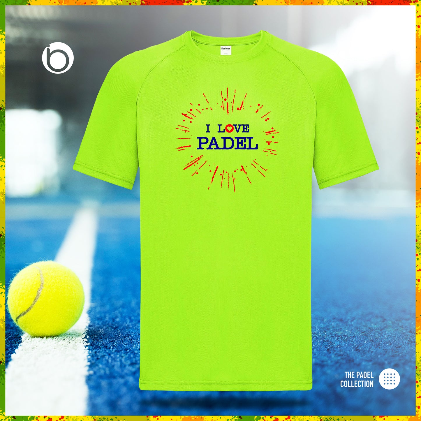 T-Shirt I LOVE PADEL