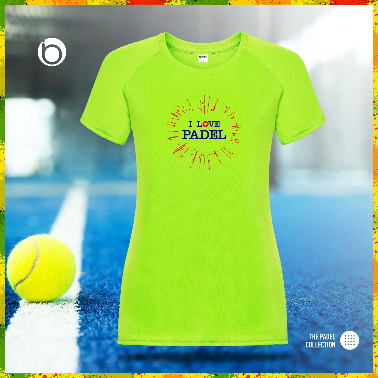 T-Shirt I LOVE PADEL
