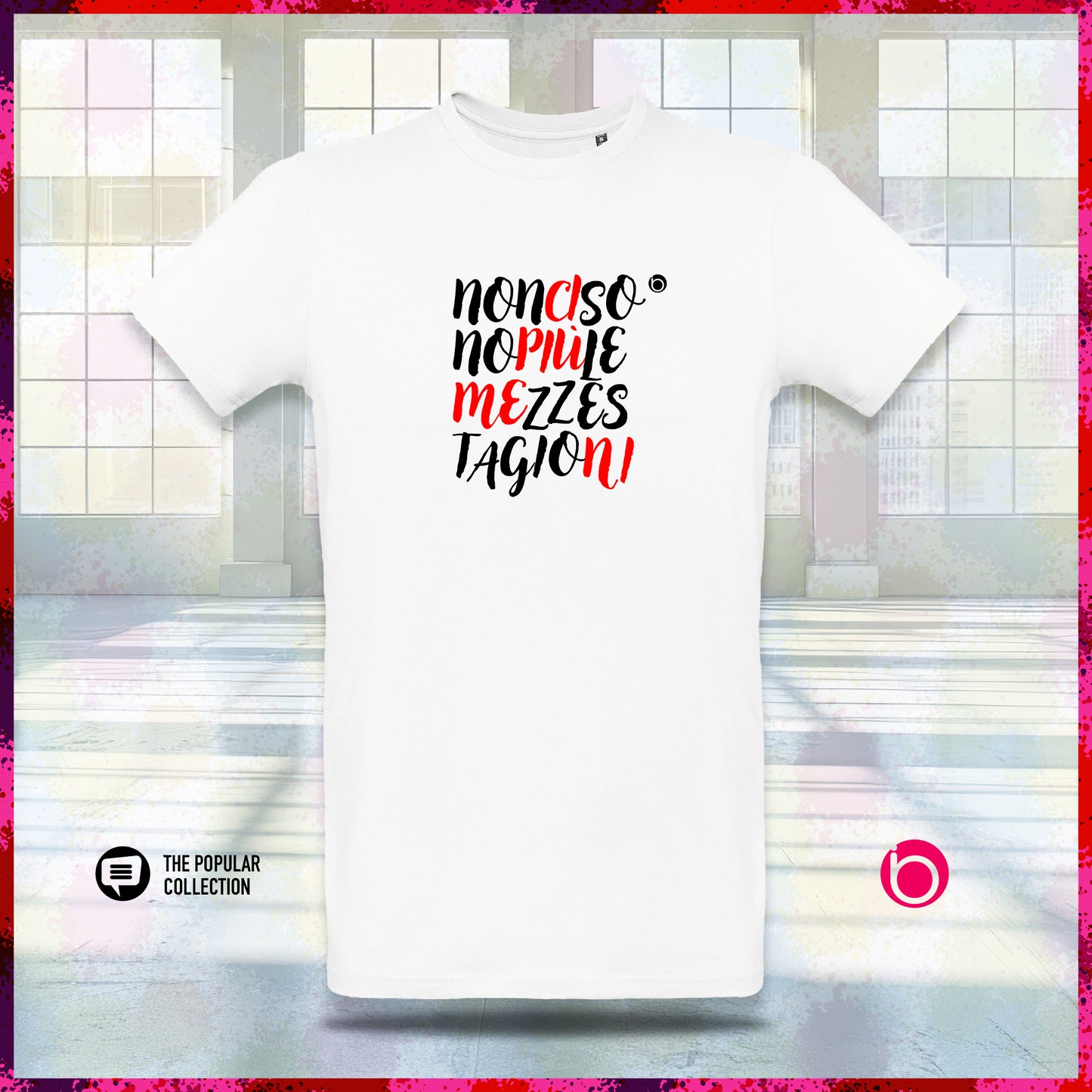 T-Shirt NON CI SONO PIÙ LE MEZZE STAGIONI White