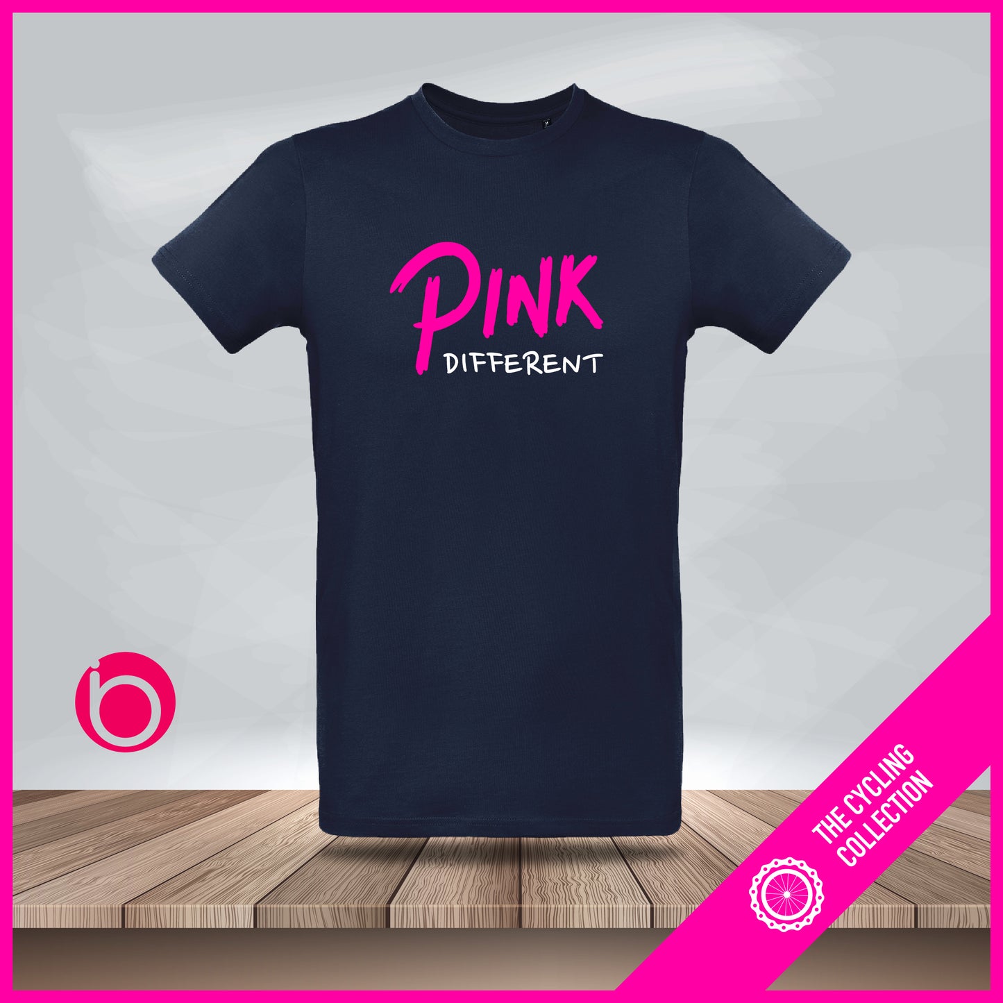 T-Shirt PINK DIFFERENT Blue Navy