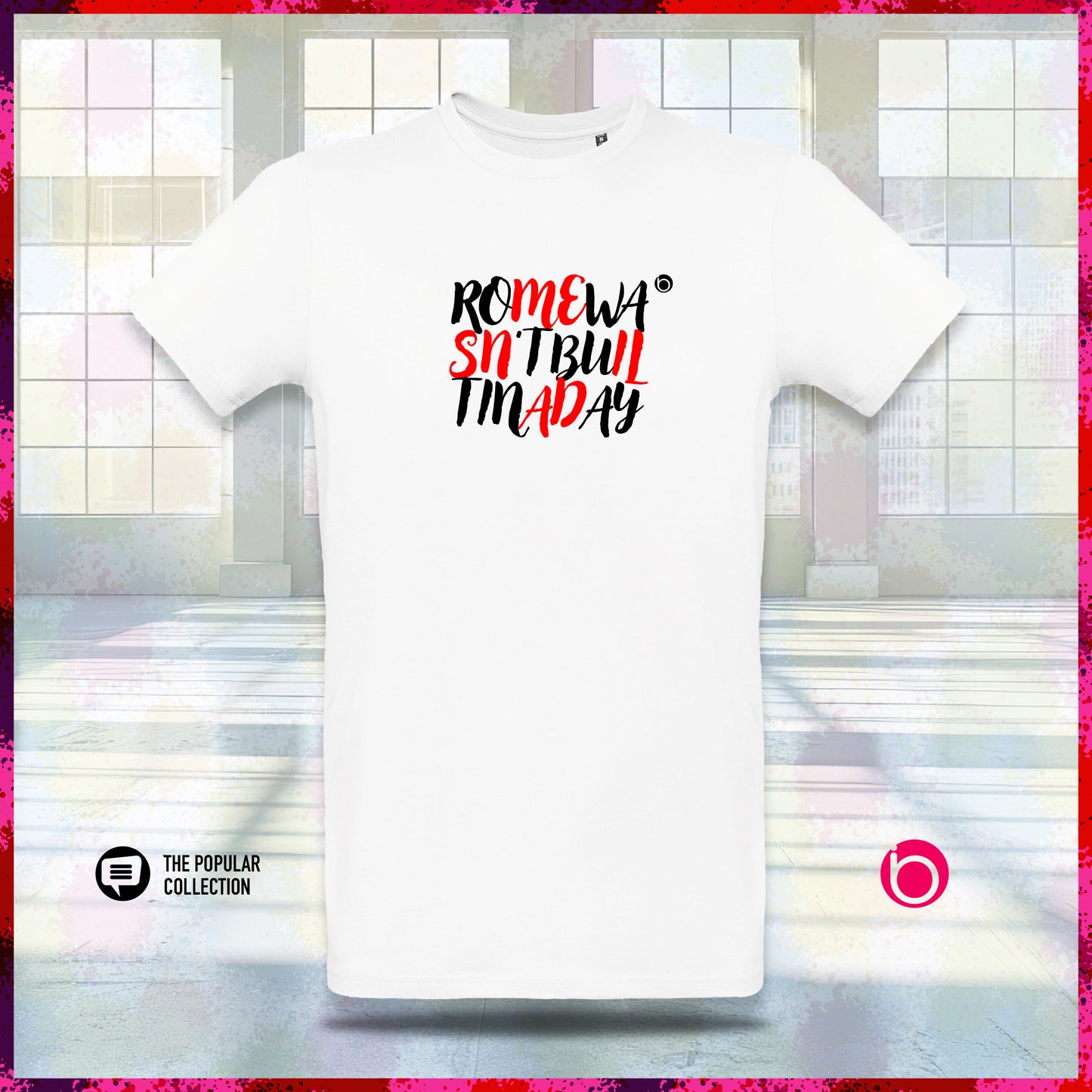 T-Shirt ROME WASN'T BUILT IN A DAY White