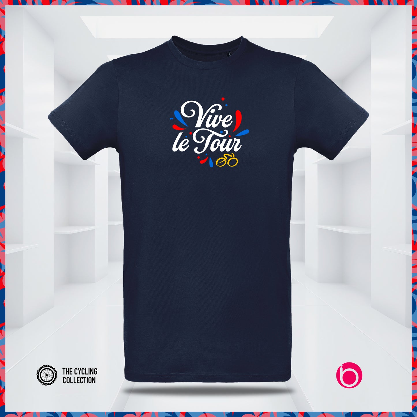 T-Shirt VIVE LE TOUR Blue Navy