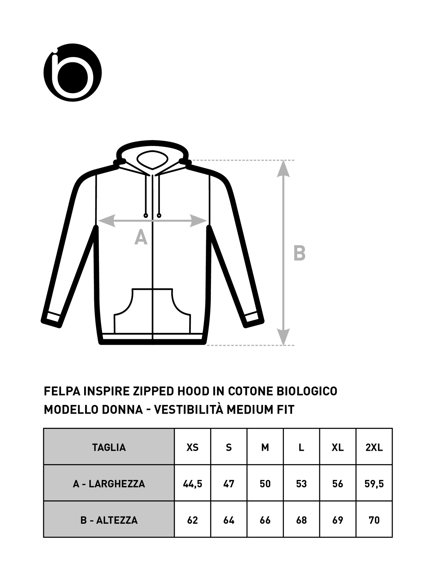 Felpa Leggera con Zip e Cappuccio BADALAGENTE Black