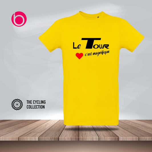 T-Shirt LE TOUR C'EST MAGNIFIQUE Yellow