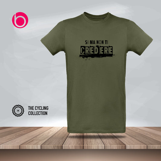 T-Shirt SI MA NON TI CREDERE Urban Khaki